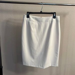 Calvin Klein cream pencil skirt